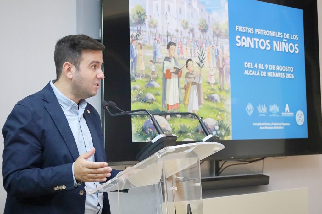 Antonio Saldaña presentación Fiestas de los Santos Niños 2026
